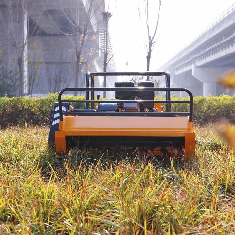 RMOEX 1000S front view in overgrown field