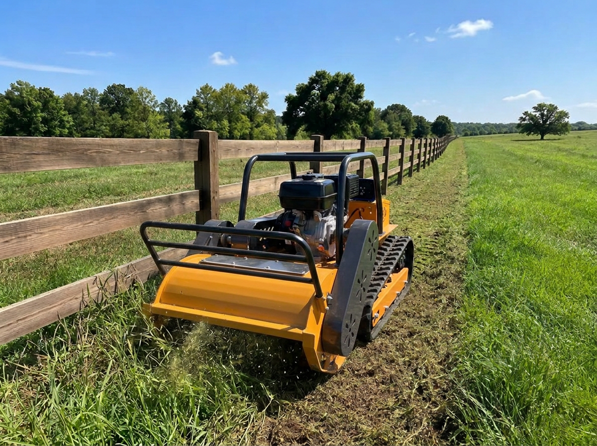 Fence-line clearing