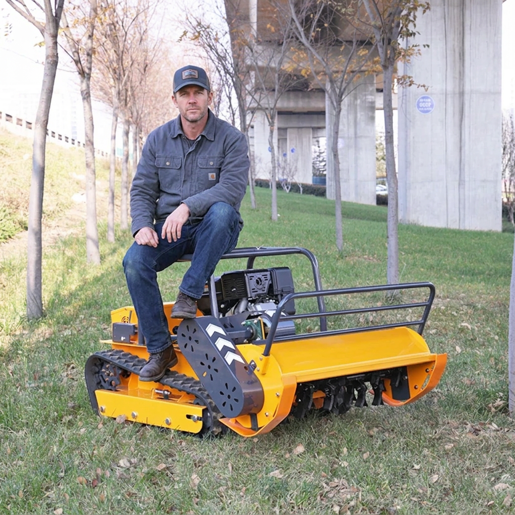 Operator seated on the RMOEX 1000S